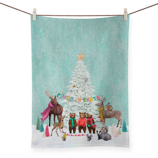 Holiday - Peace On Earth by Cathy Walters Tea Towels (RTS)