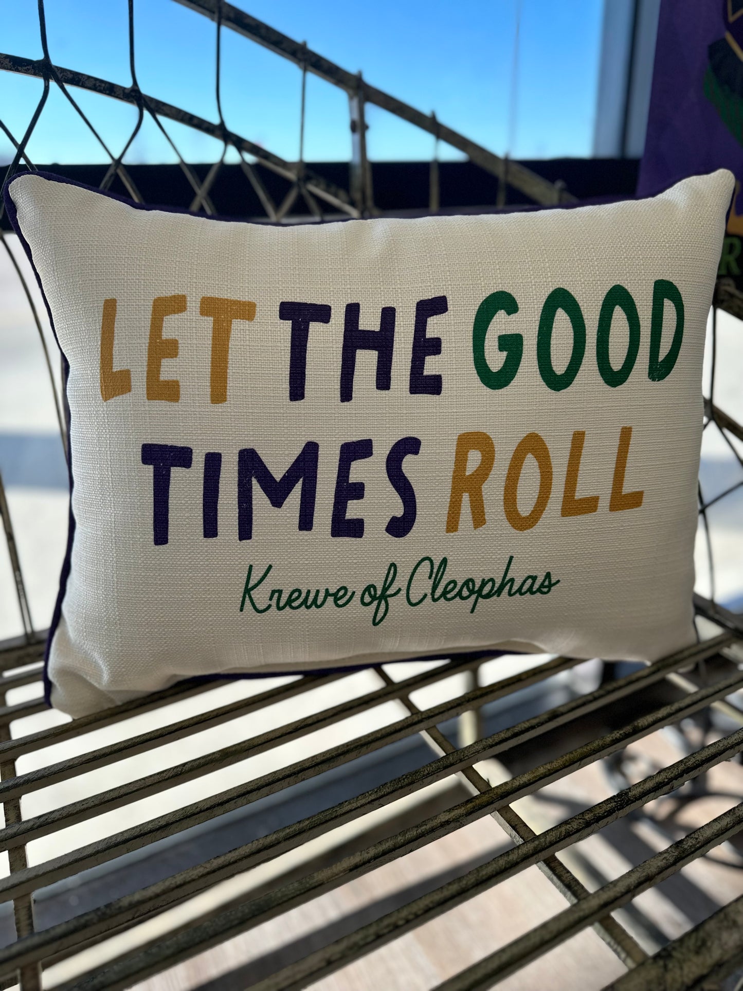 Krewe of Cleophas Pillow
