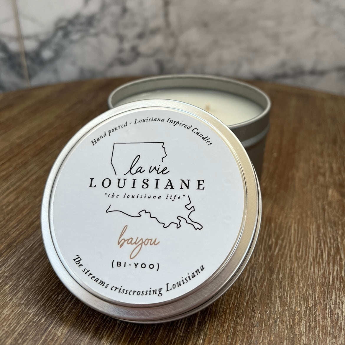 La Vie Louisiana Candle in Tin Jar
