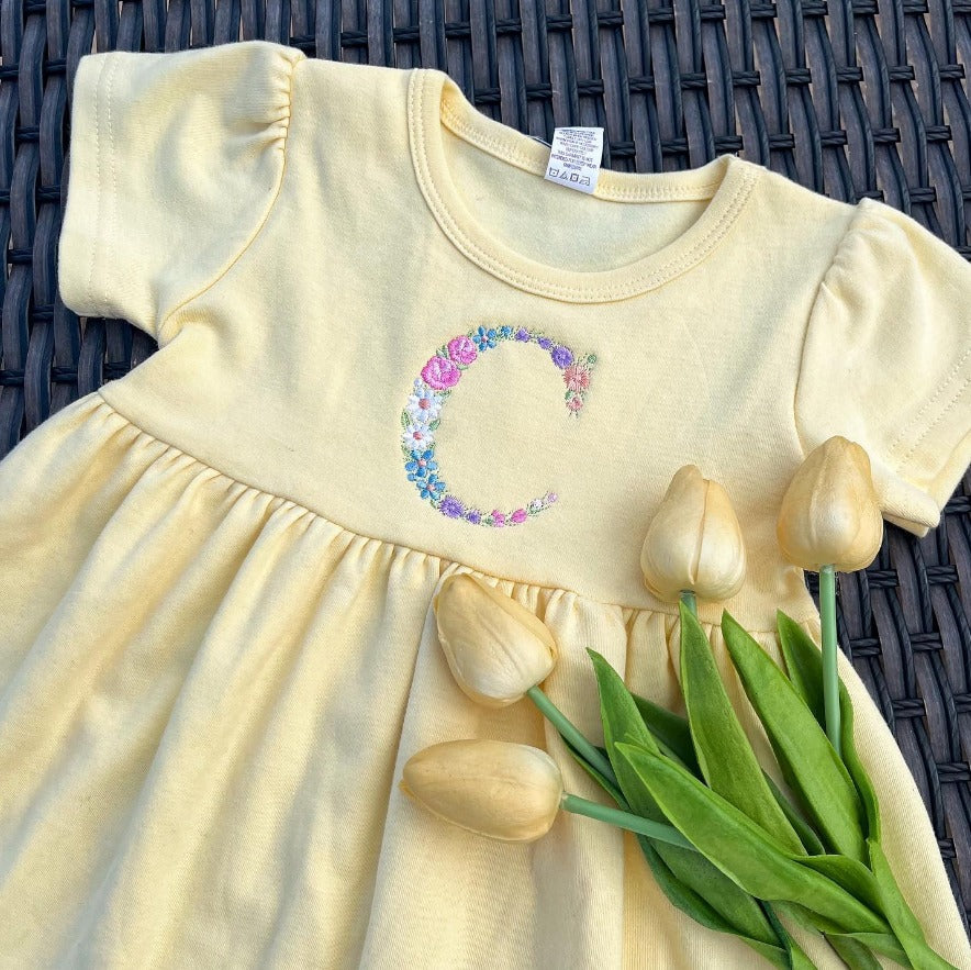 Floral Embroidered Dress