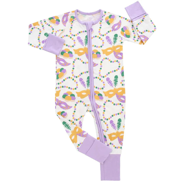 Mardi Gras Zipper Sleeper